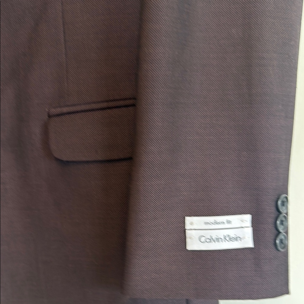 Calvin Klein Purple Sport Coat Blazer - Picture 3 of 11